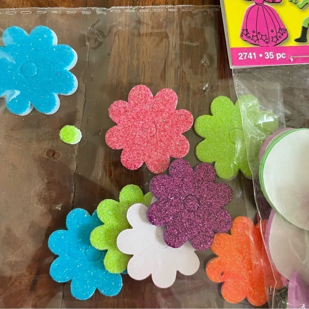 Lot of Variety of Adhesive Backed Foam Stickers